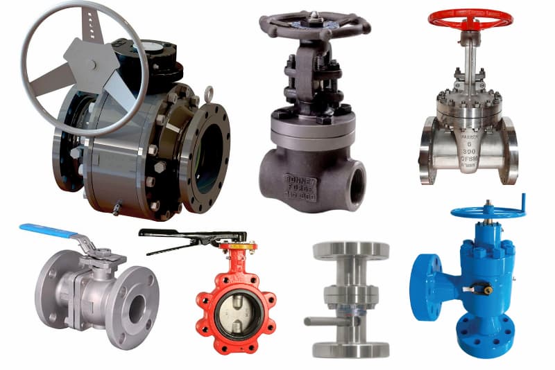 all types of industrial valves